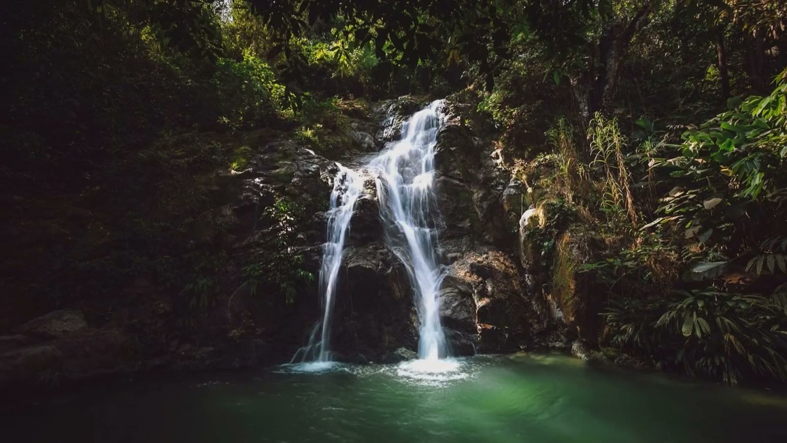 A waterfall in the highlands of Tolima, Colombia